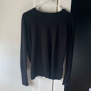 Lululemon black crew neck sweater